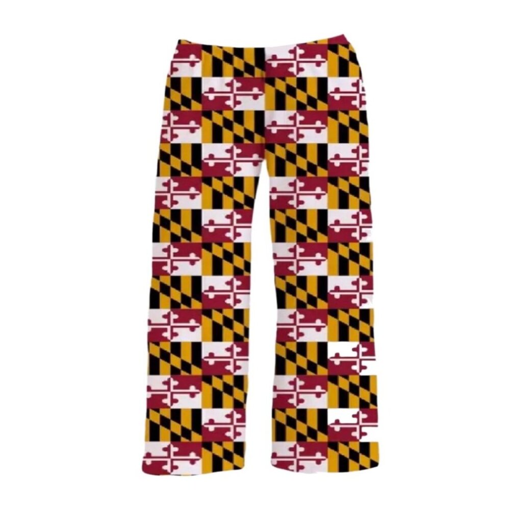 Brief Insanity Maryland Flag Lounge Pants Pajamas NEW Fast Ship